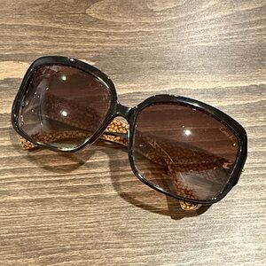 Coach Black and Brown Sunglasses